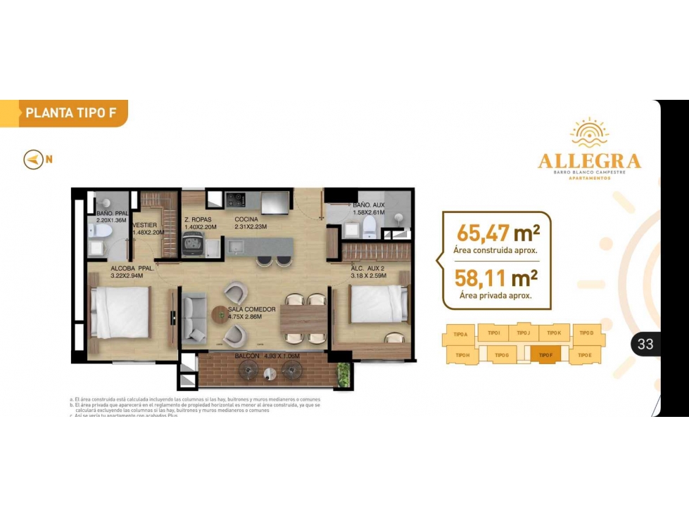 OPORTUNIDAD APARTAMENTO RIONEGRO BARRO BLANCO CESIÓN DE DERECHOS — foto 4