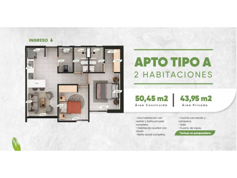 VENTA APARTAMENTO SOBRE PLANOS DOSQUEBRADAS SECTOR LA MACARENA — foto 3