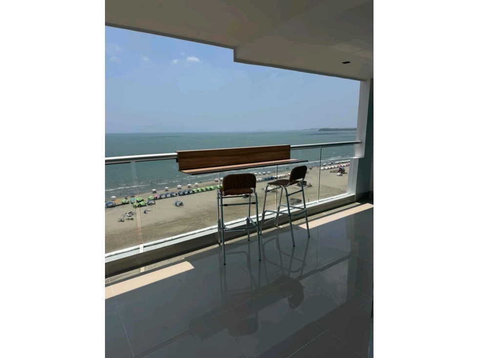 VENTA APARTAMENTO TURISTICO 105 m2 VISTA AL MAR EN CARTAGENA