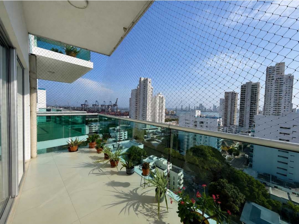 VENTA APARTAMENTO VISTA PANORAMICA EDIFICIO BALI MANGA CARTAGENA