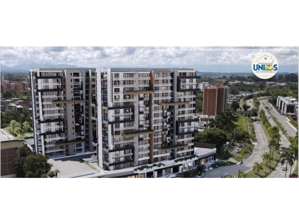 VENTA APARTAMENTOS PEREIRA SOBRE PLANOS AV LAS AMERICAS