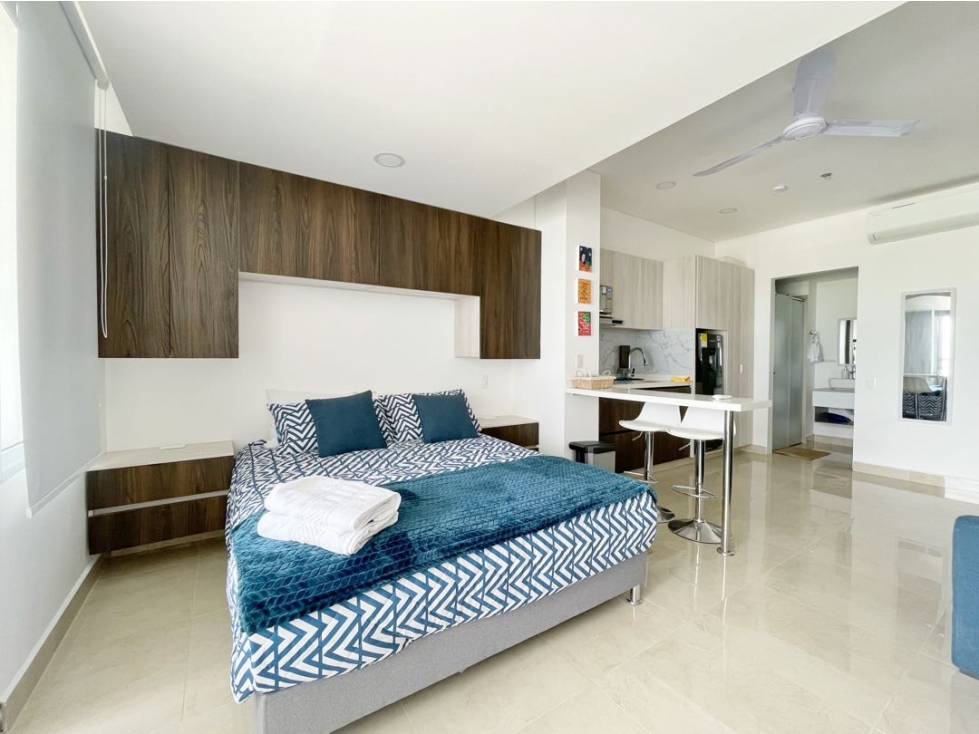VENTA Apartasuite Amoblada Vista a la Cienaga Cartagena Beach Resort