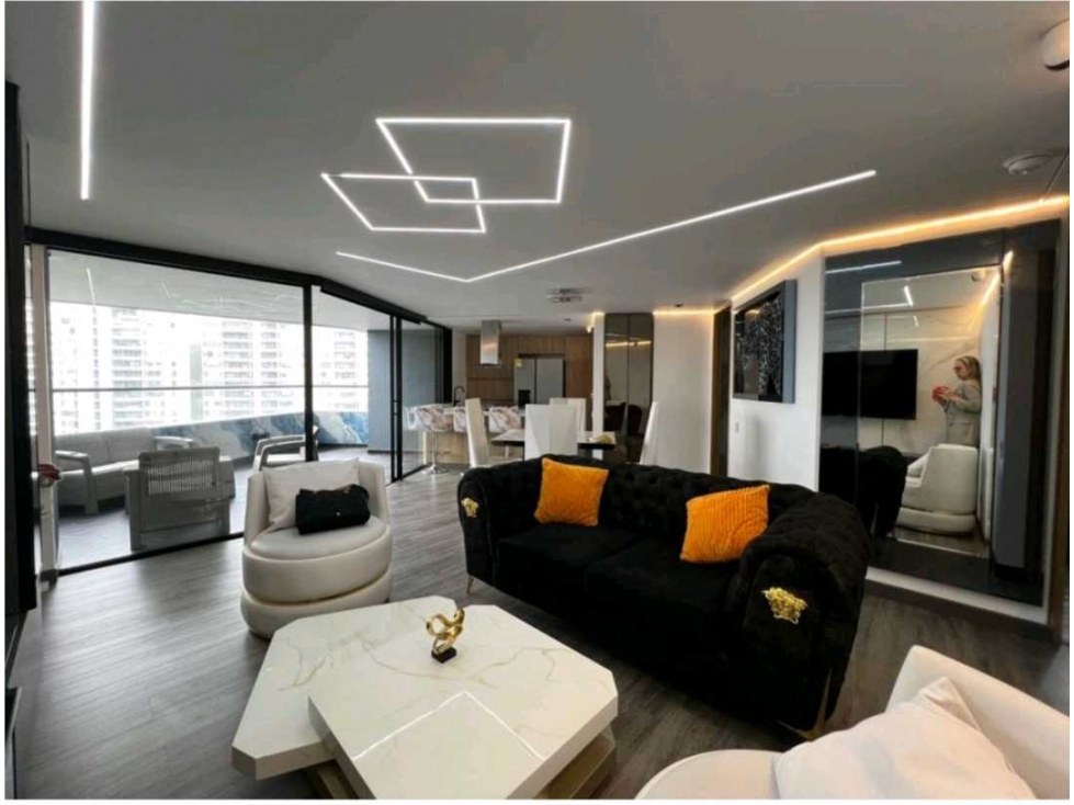 VENTA APTO AMOBLADO PUERTA CERRADA EN PALMAS POBLADO
