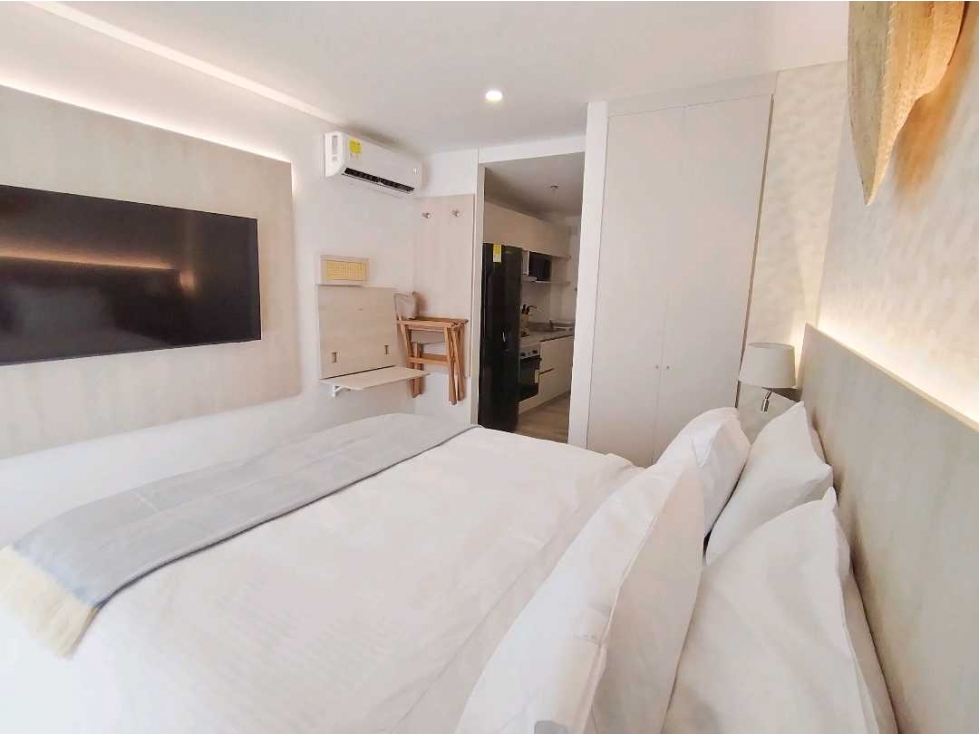 ARRIENDO APTOESTUDIO AMOBLADO EN BELLO HORIZONTE SANTA MARTA - 3