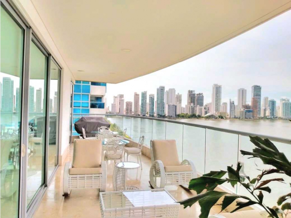 VENTA CARTAGENA APARTAMENTO RESIDENCIAL EN BOCAGRANDE CLARO DE LUNA