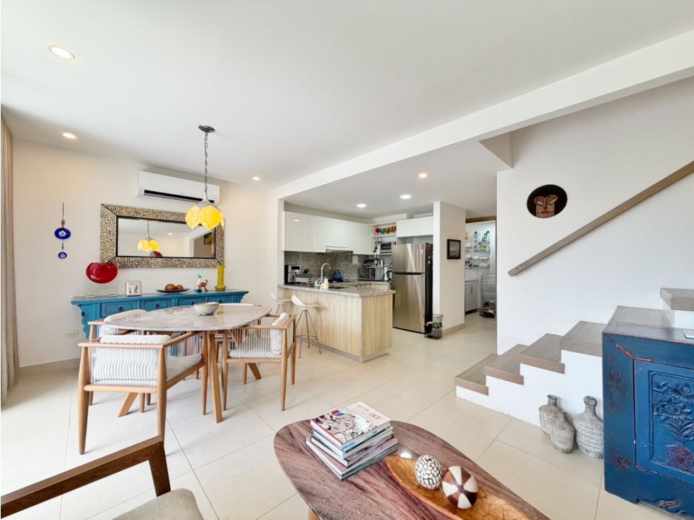 Venta CASA 2 niveles con JACUZZI en Karibana Beach & Golf Cartagena — foto 3
