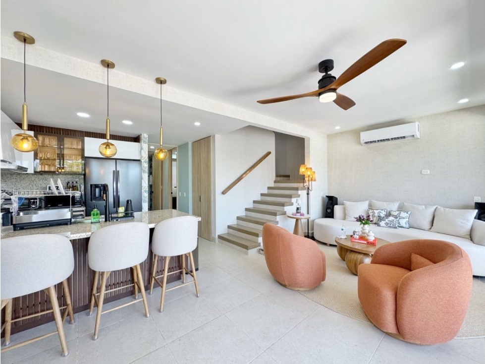 Venta CASA 2 niveles con PISCINA Karibana Beach & Golf Cartagena — foto 2