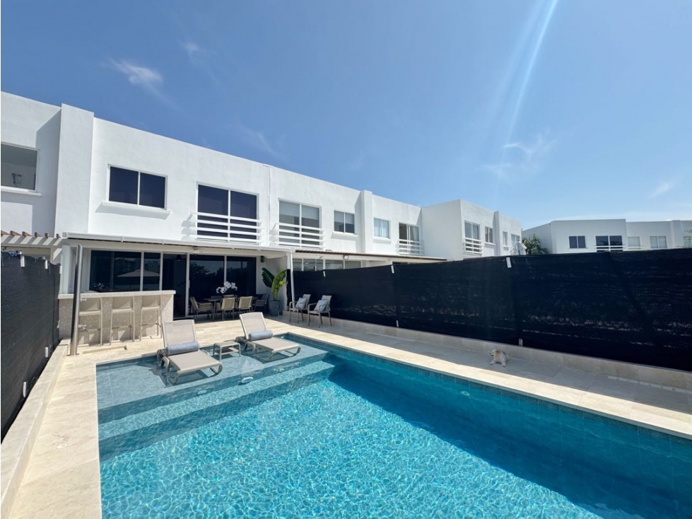Venta CASA 2 niveles con PISCINA Karibana Beach & Golf Cartagena — foto 3