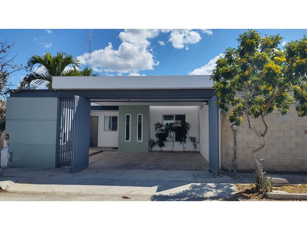 Venta Casa de 1 piso Gran Herradura Caucel II Mérida Yucatán