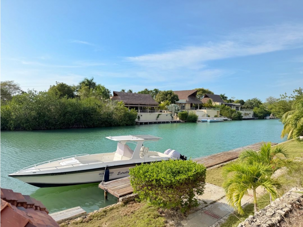Venta casa frente al canal en Marina de Baru en Los Cabos Cartagena