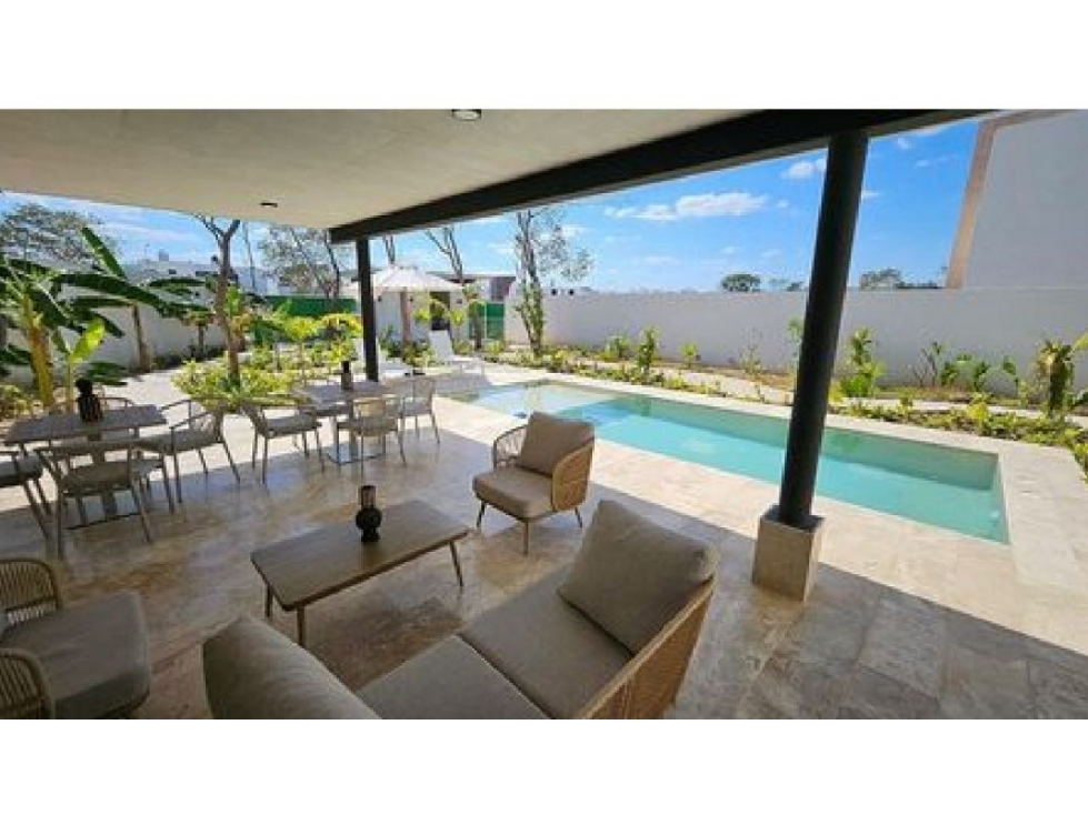 Venta Casa Nueva en Privada EMANA Conkal Mérida Yucatán - 1
