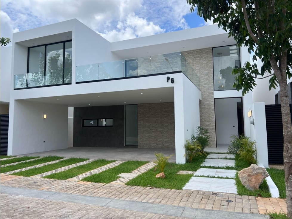 Venta casa nueva en privada SOLUNA Temozon Mérida Yucatán