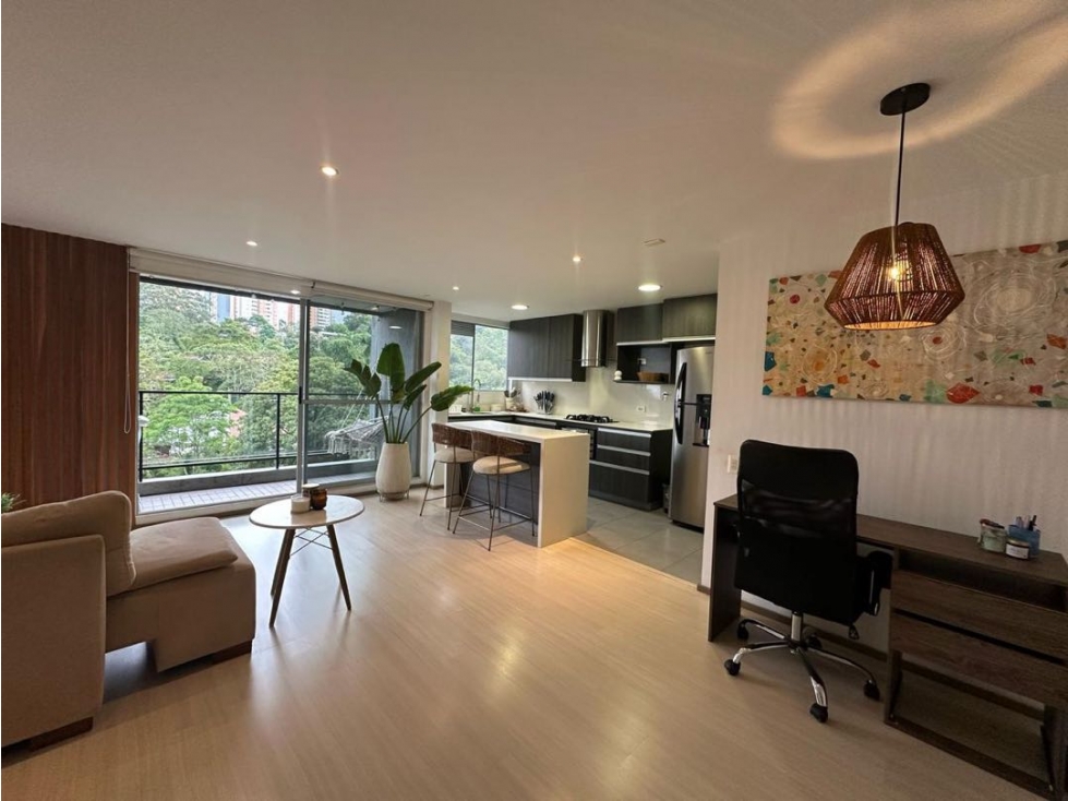 Venta de apartamento amoblado en la Loma del Esmeraldal, Envigado — foto 3