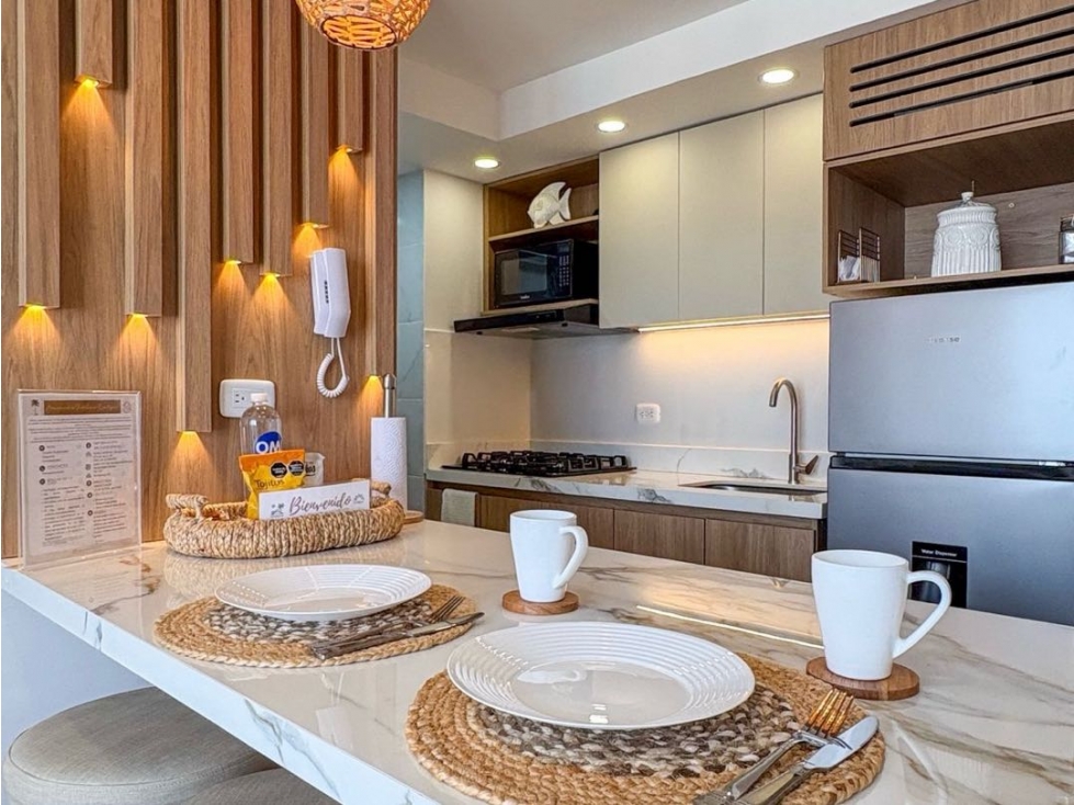 VENTA DE APARTAMENTO AMOBLADO EN TORICES