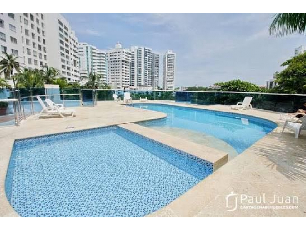 Venta de apartamento amoblado en mirador del laguito