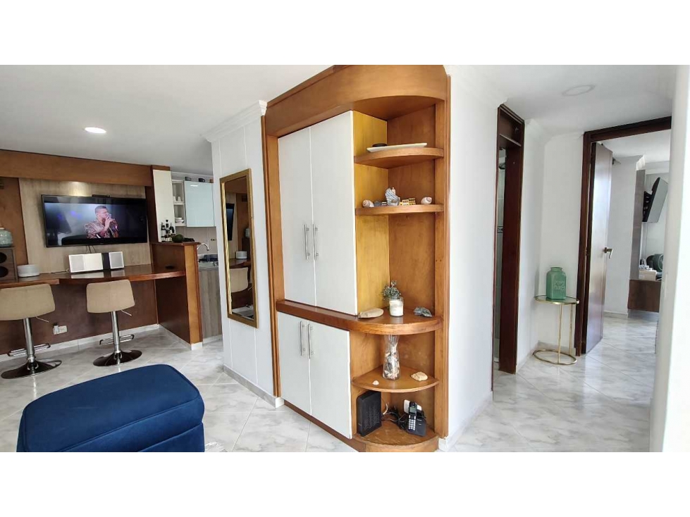 VENTA DE APARTAMENTO AMOBLADO EN LOMA DEL INDIO POBLADO