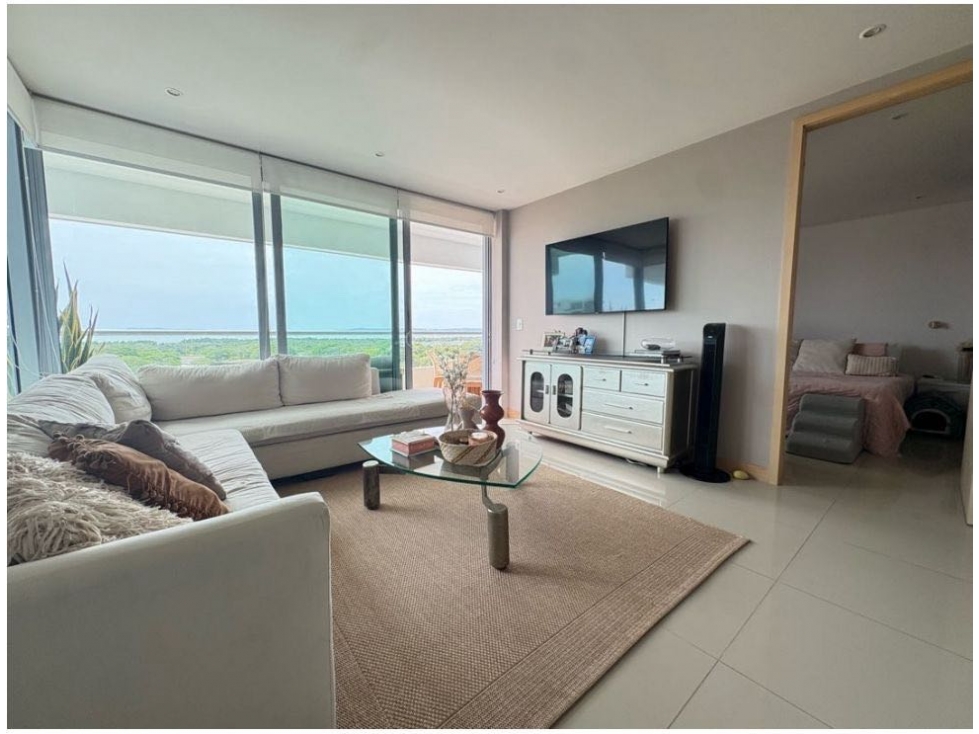 Venta de apartamento de 1 alcoba con vista al mar en crespo