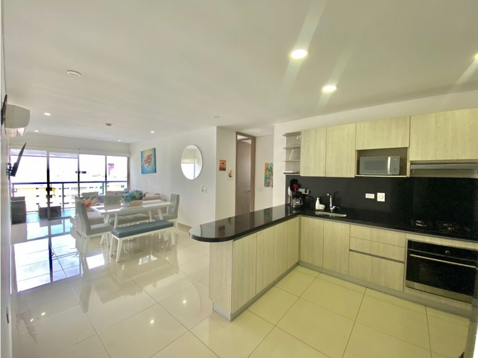 VENTA DE APARTAMENTO PARA RENTA CORTAS EN BOCAGRANDE CARTAGENA — foto 2