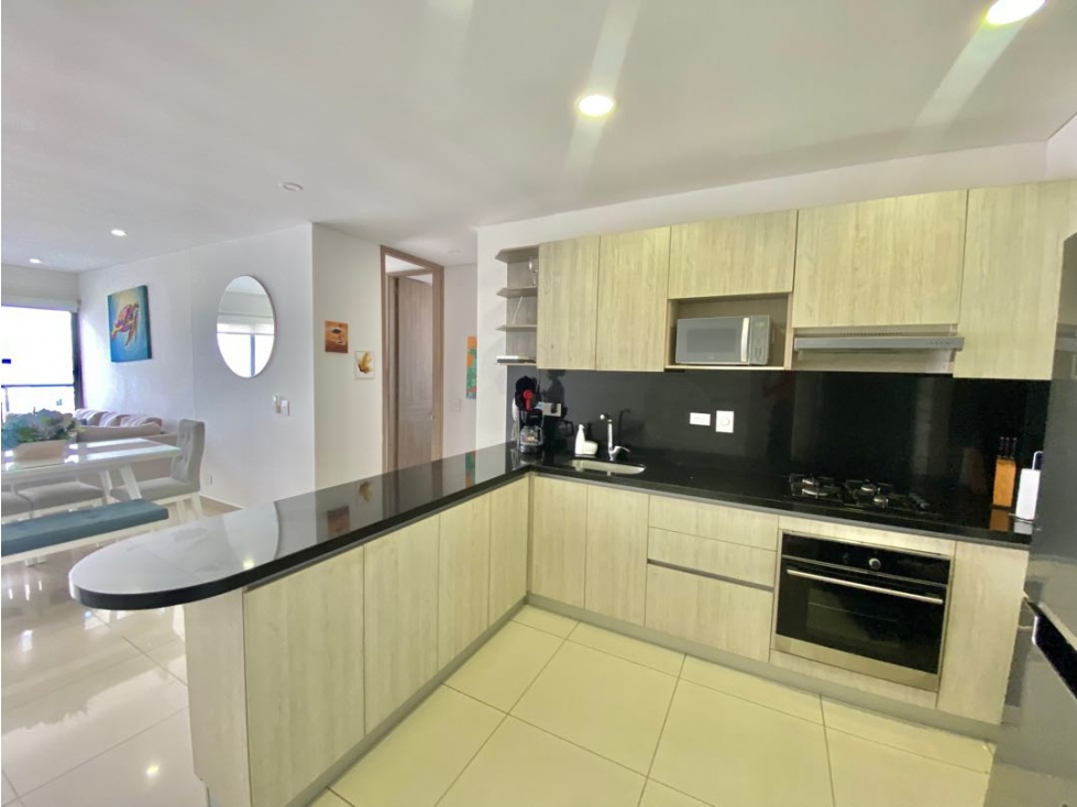 VENTA DE APARTAMENTO PARA RENTA CORTAS EN BOCAGRANDE CARTAGENA — foto 3