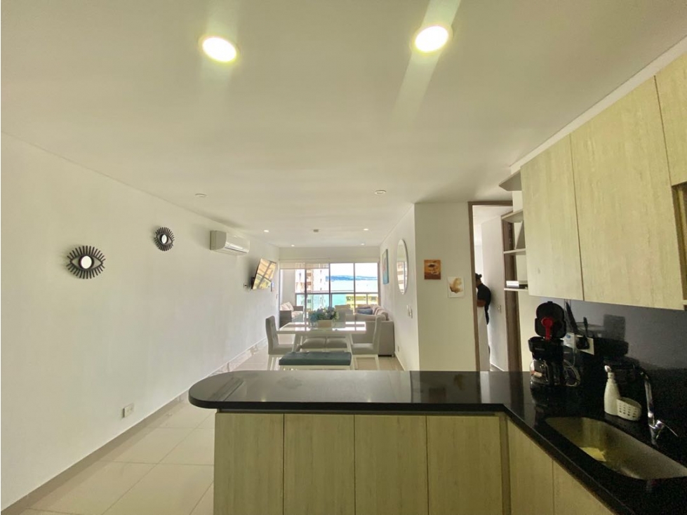 VENTA DE APARTAMENTO PARA RENTA CORTAS EN BOCAGRANDE CARTAGENA — foto 4