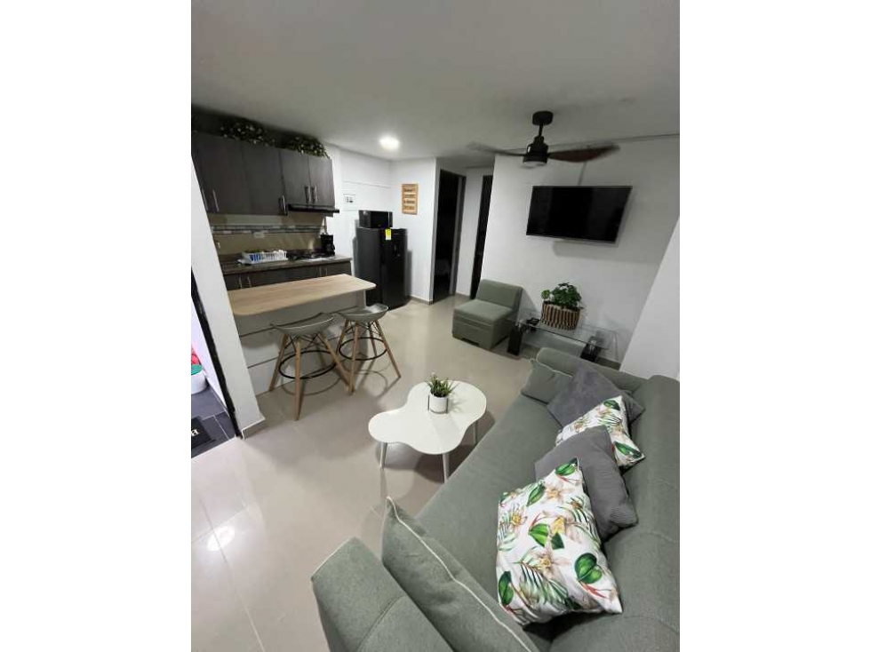 VENTA DE APARTAMENTO AMOBLADO EN CIUDAD JARDIN
