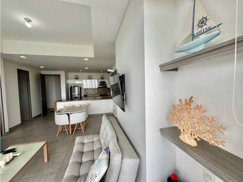 Venta De Apartamento En Crespo Primera línea al Mar Dos ALCOBAS — foto 6