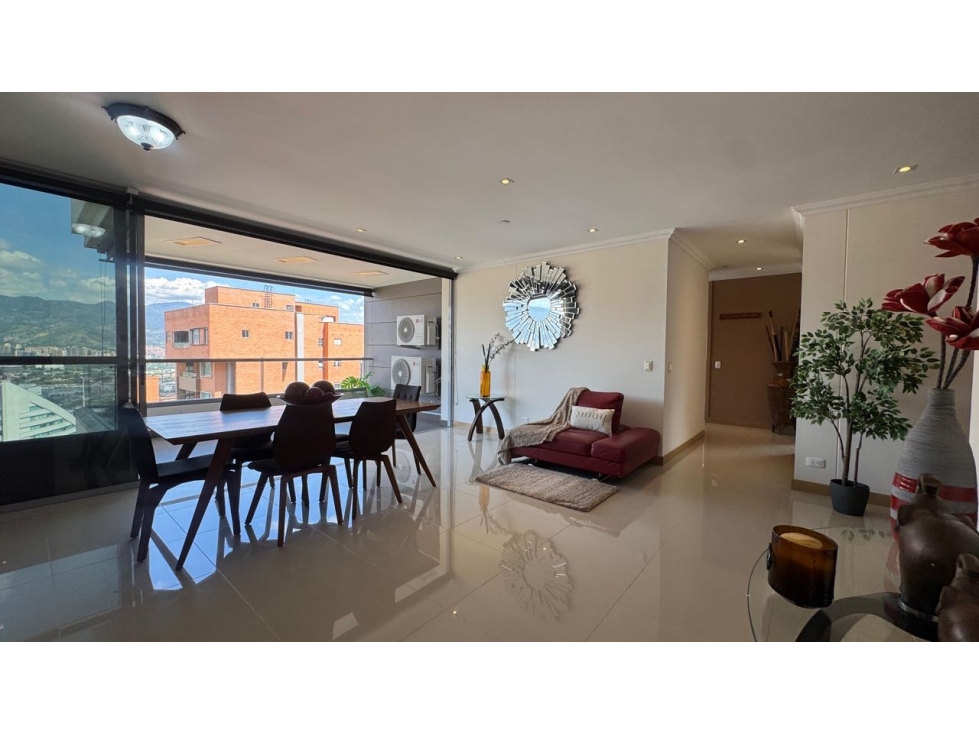 VENTA DE APARTAMENTO ESPECTACULAR EN EL POBLADO-LOS PARRA