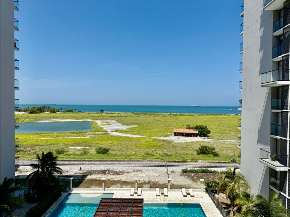 Oportunidad!Venta de apartamento linda vista frontal al mar