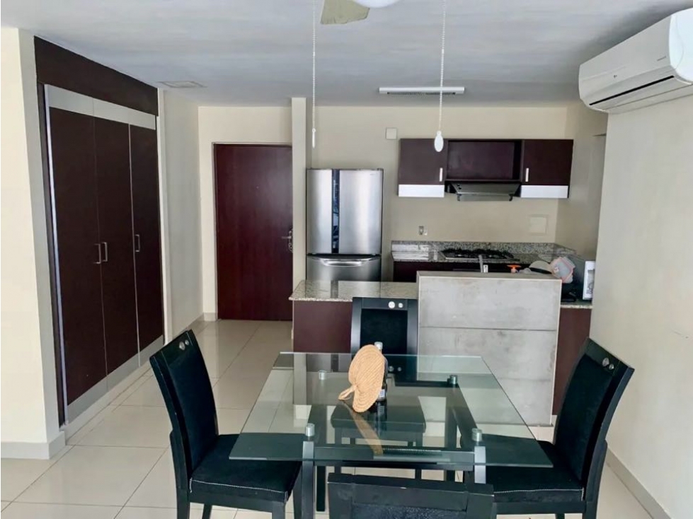 VENTA DE APARTAMENTO LOFT AMOBLADO EN EL CANGREJO