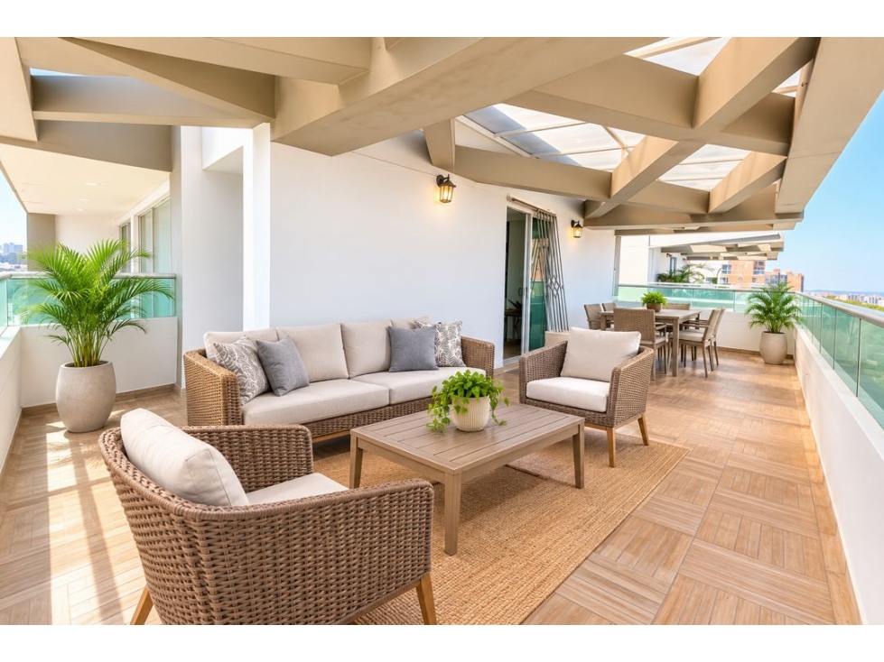 Venta de apartamento Pent House. Villa Santos. Barranquilla.
