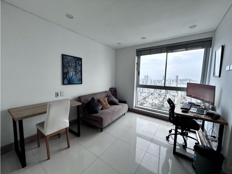 Venta de apartamento turístico amoblado.Piso alto edificio Palmetto — foto 6