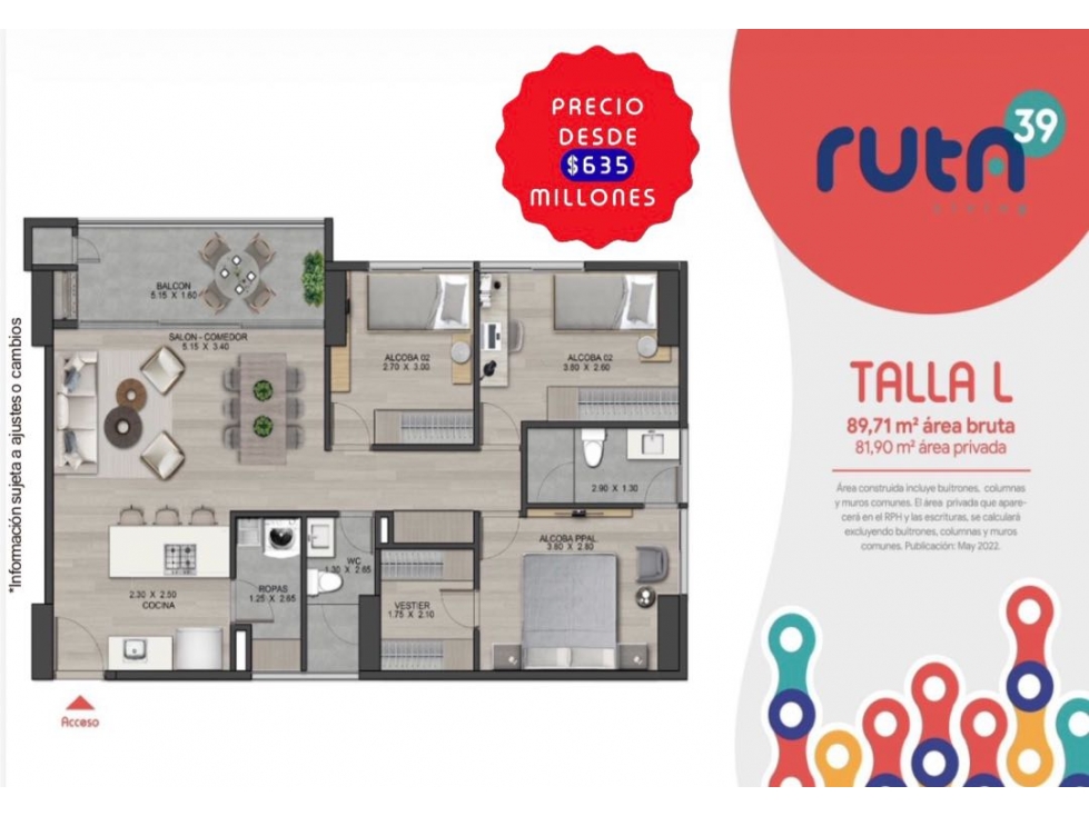 Venta de apartamentos en Rionegro, San Nicolás — foto 5