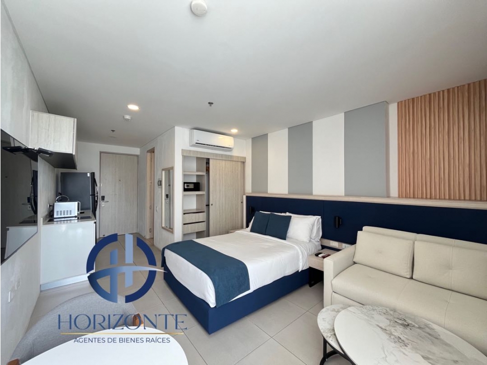 VENTA DE APARTASUITE EN PORTO HORIZONTE AMOBLADA, BELLO HORIZONTE — foto 4