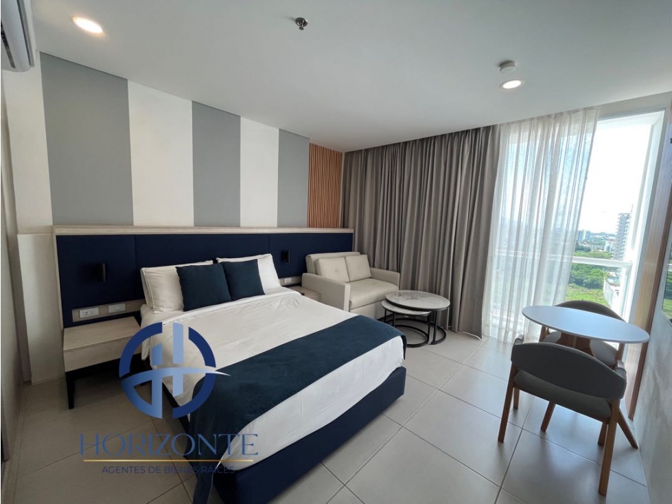 VENTA DE APARTASUITE EN PORTO HORIZONTE AMOBLADA, BELLO HORIZONTE — foto 5
