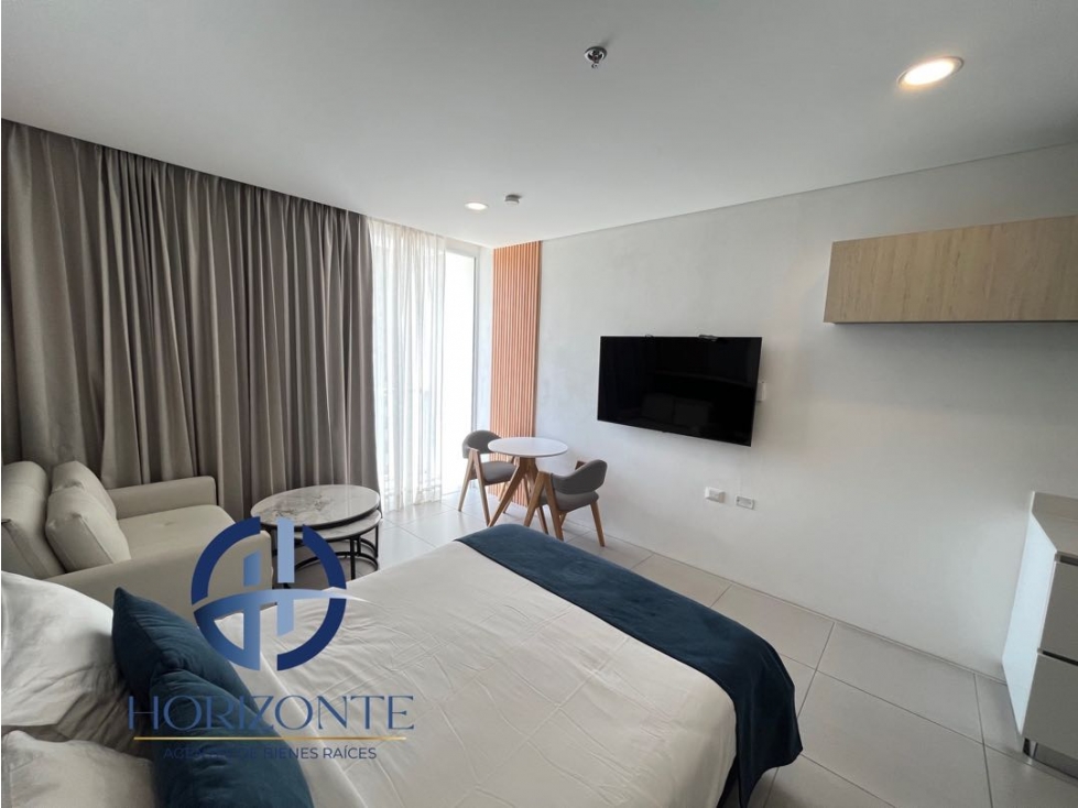 VENTA DE APARTASUITE EN PORTO HORIZONTE AMOBLADA, BELLO HORIZONTE — foto 6