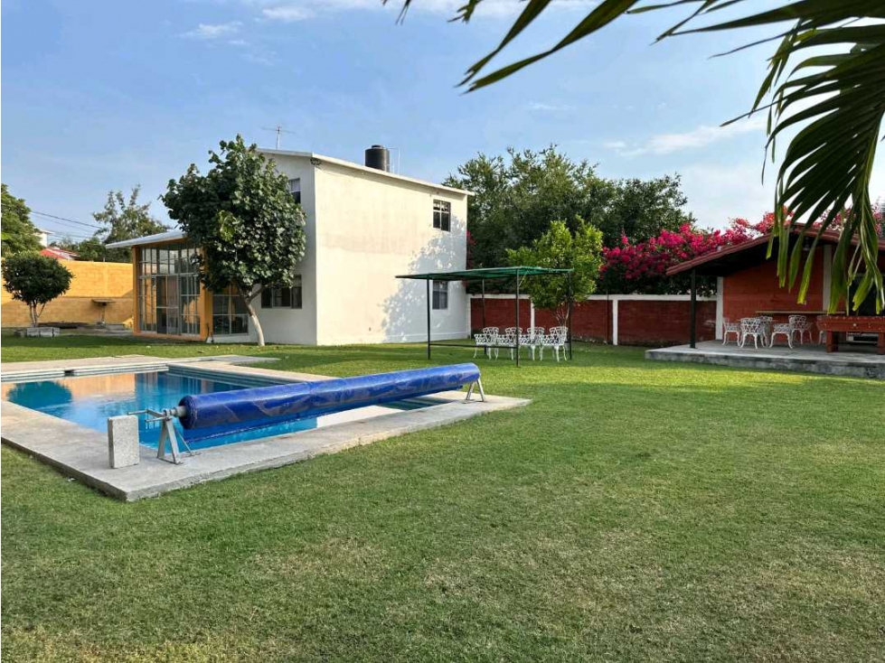 Venta de casa con alberca y jardín, en Granjas Mérida.Temixco, Morelos — foto 6