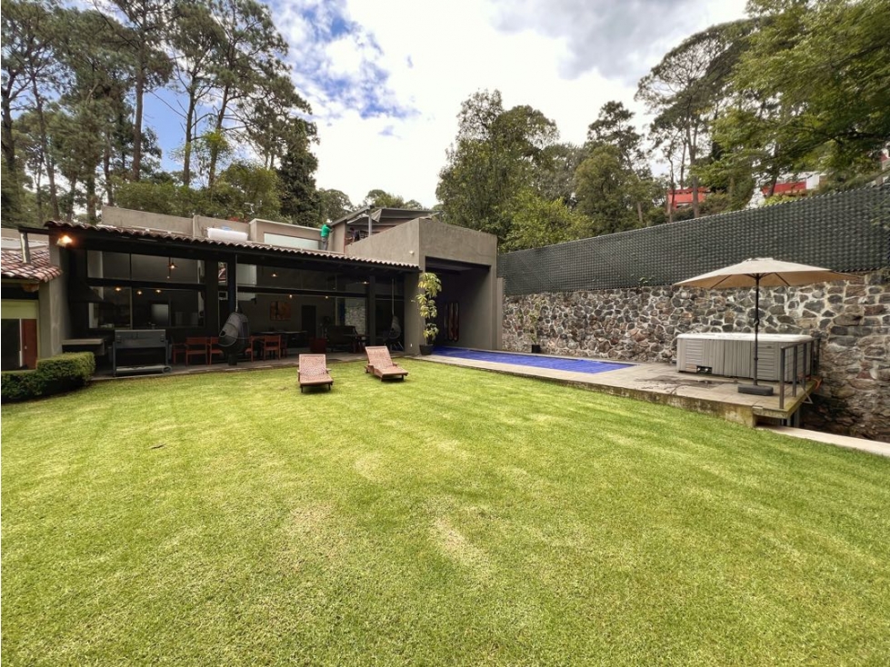 VENTA DE CASA AMUEBLADA CON ALBERCA,JACUZZI Y JARDÍN I AVANDARO — foto 4