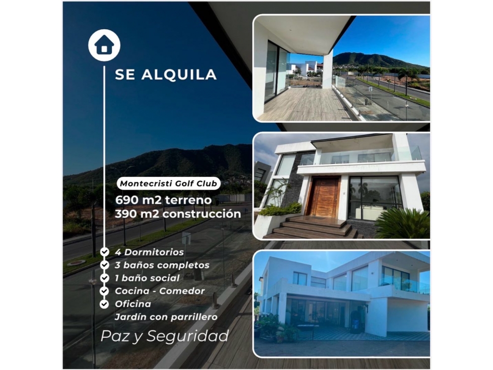 Venta de casa dentro de Urb. Exclusiva en Manabi. - 2