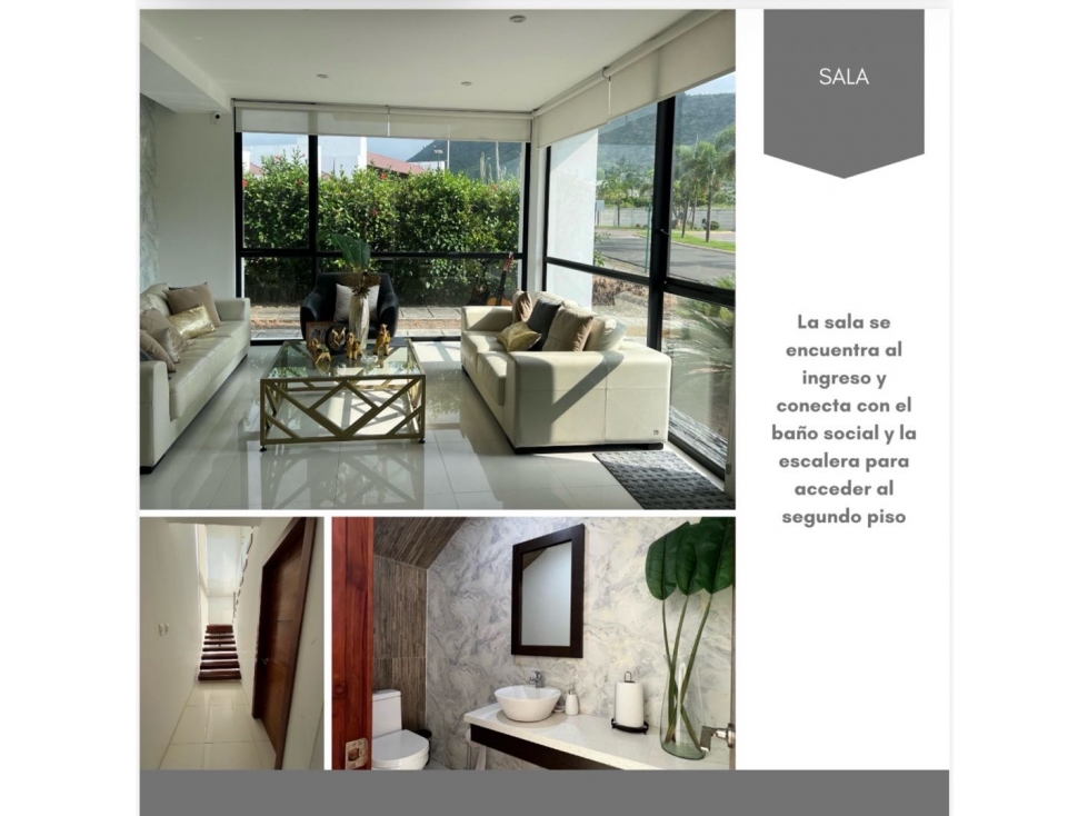Venta de casa dentro de Urb. Exclusiva en Manabi. - 3