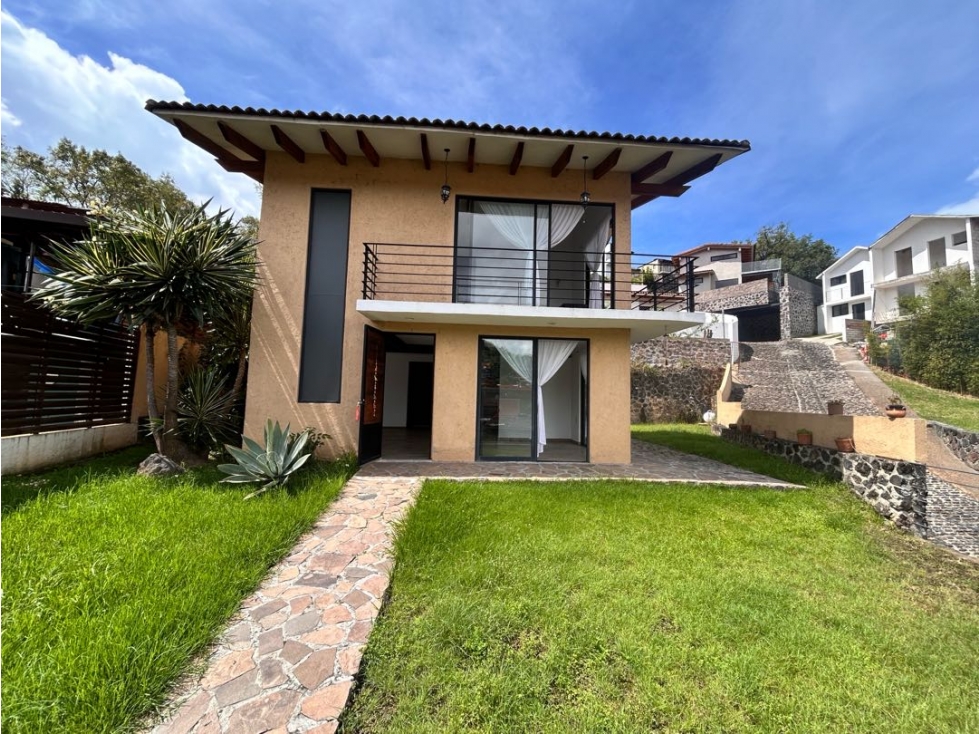 VENTA DE CASA EN CONDOMINIO CON JARDIN Y VISTAS | VALLE DE BRAVO. — foto 4