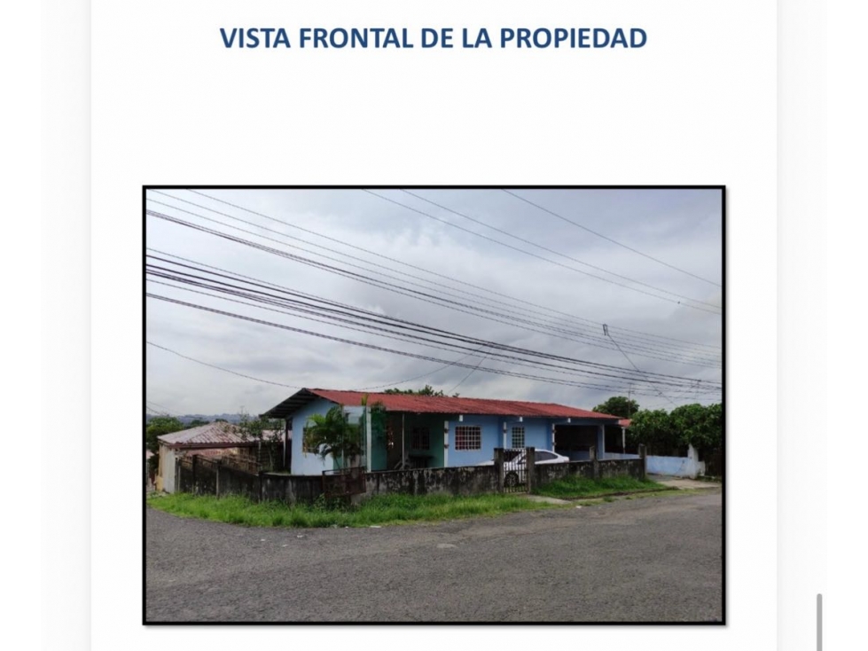 VENTA DE CASA EN NUEVO CHORRILLO ARRAIJAN 300M2 CASA DE ESQUINA - 1