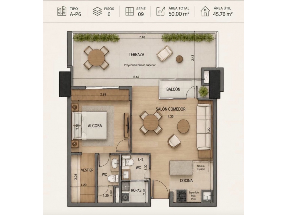 Venta de cesión de derechos apartaestudio Ciudad del Río — foto 6
