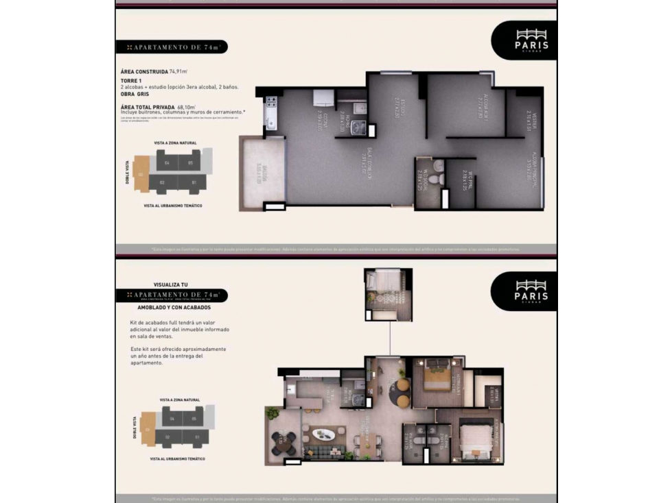 VENTA DE CESIÓN DE DERECHOS DE APARTAMENTO EN SABANETA. — foto 6
