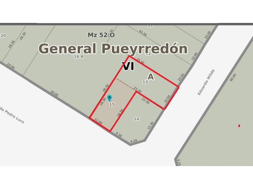 VENTA DE DOS LOTES EN L - SOBRE LA AVENIDA LURO AL 9100 - 1
