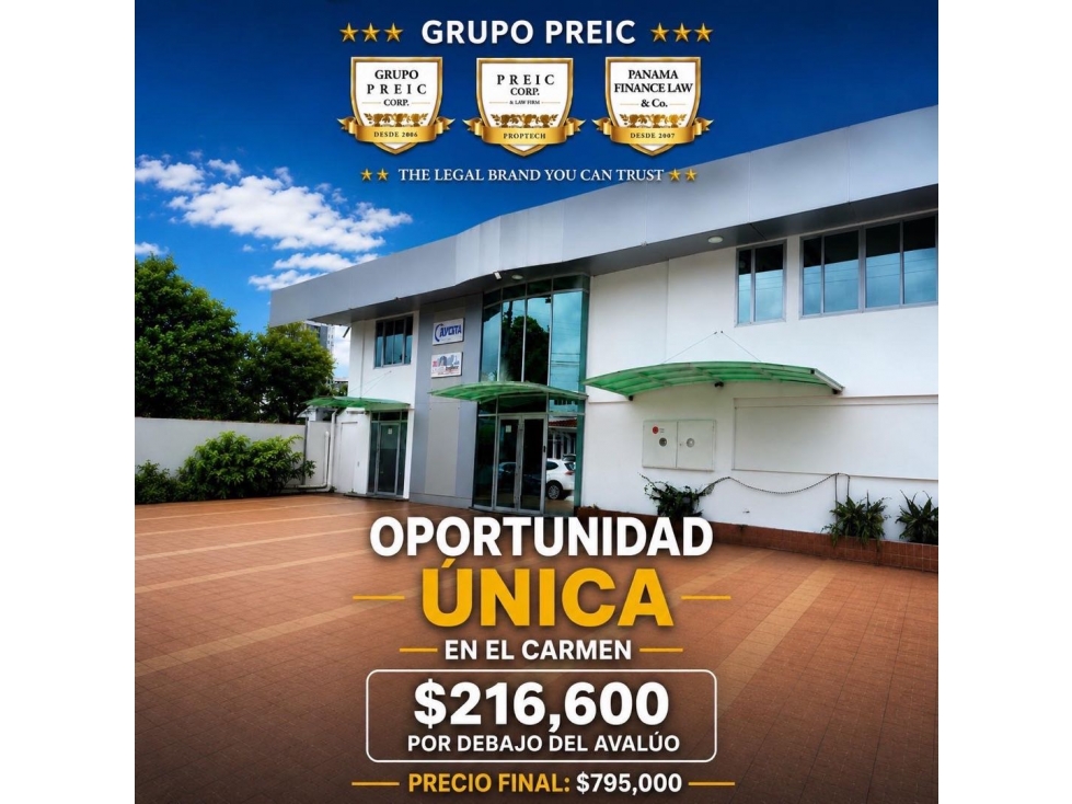 Venta de edificio de oficinas en el Carmen G.S