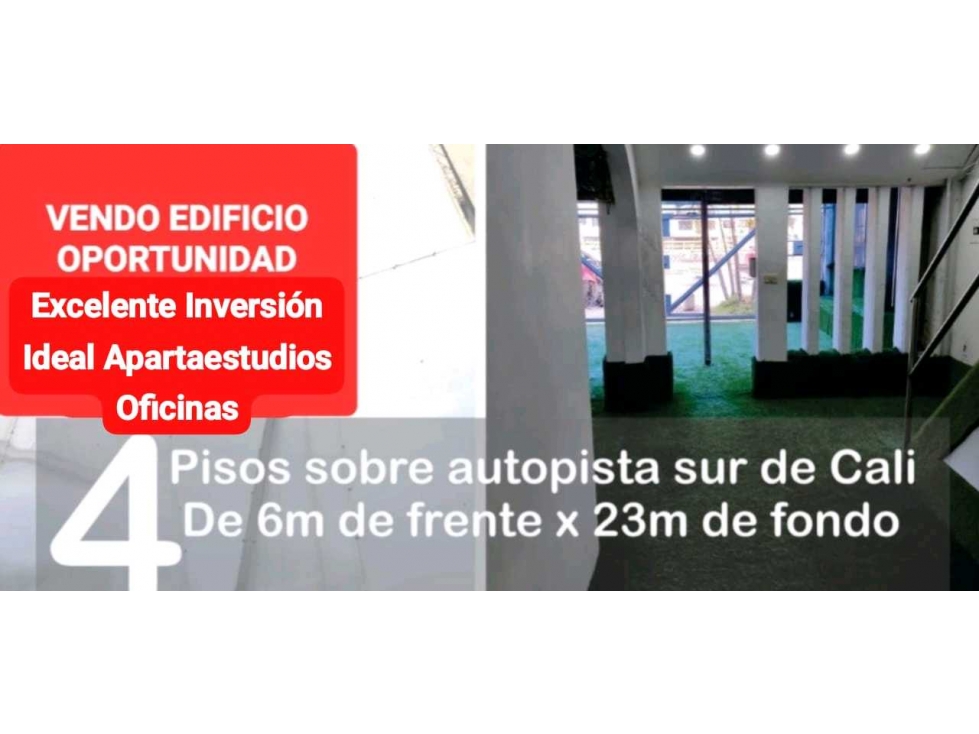 VENTA DE EDIFICIO EN.SANTA MONICA POPULAR SOBRE AUTOPISTA SUR CALI - 1