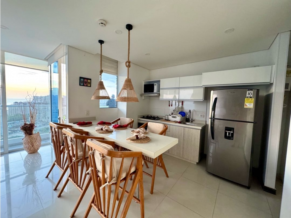 Venta de Hermoso Apartamento Amoblado En Bello Horizonte Santa Marta