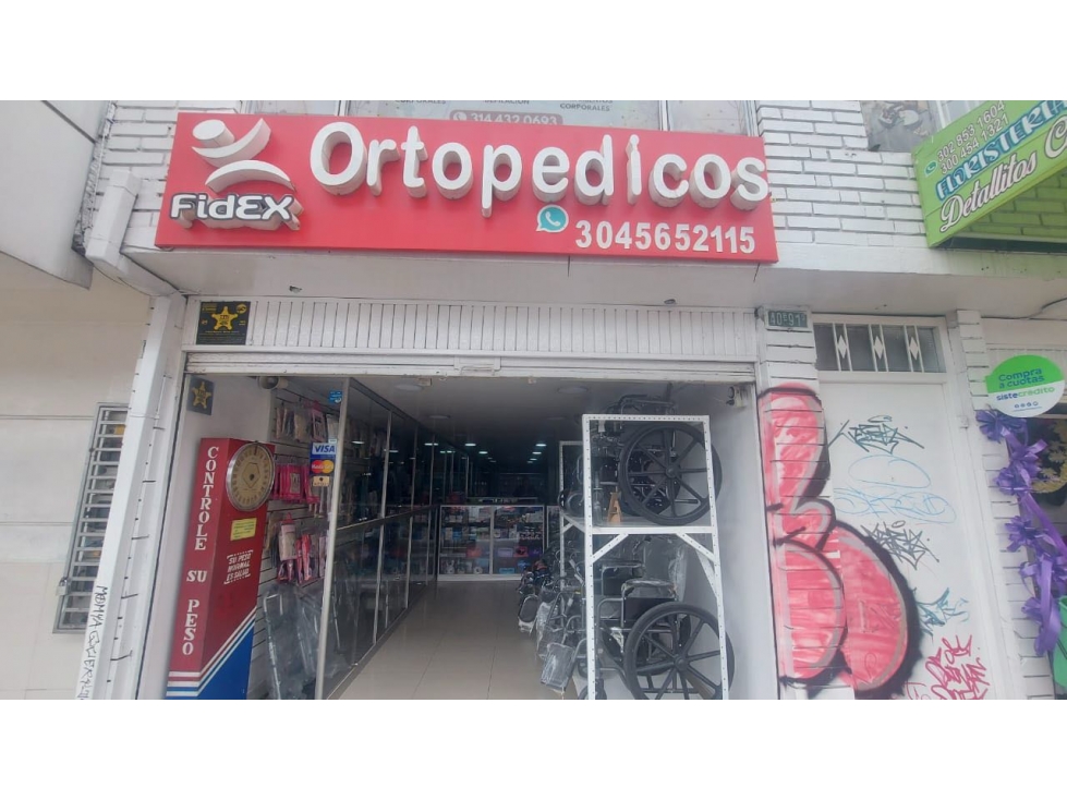 VENTA DE LOCAL ORTOPÉDICO SOBRE LA 1ro DE MAYO BOGOTÁ