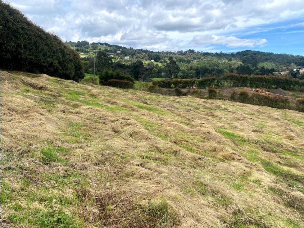 Venta de lote campestre alto de las palmas unidad cerrada sector acuar