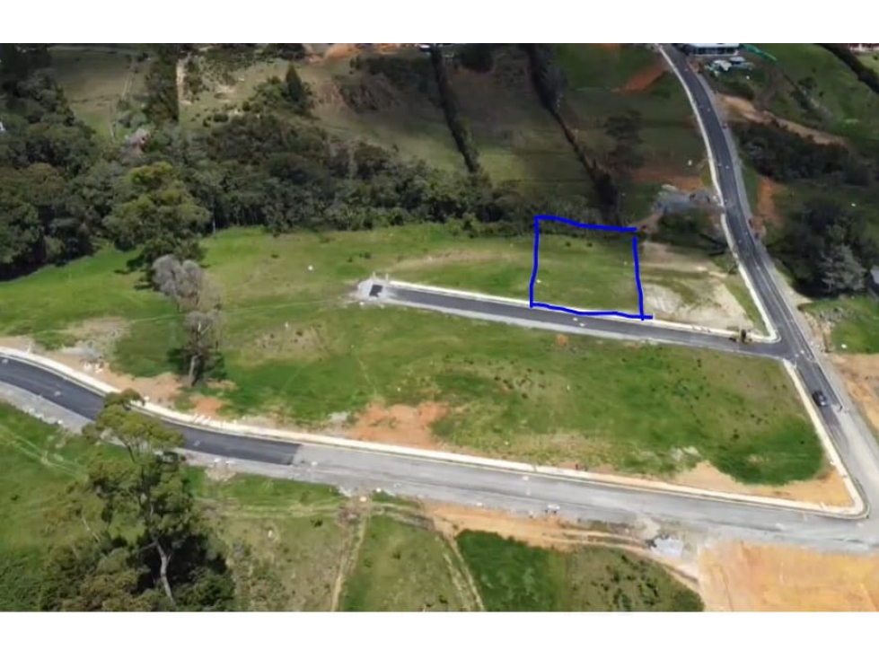 Venta de lote campestre alto del escobero unidad cerrada
